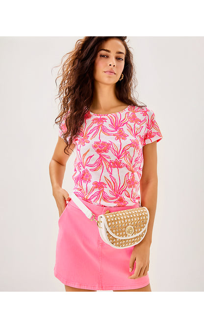 ETTA SCOOP-NECK, RESORT WHITE LOVELY LONG STEMS