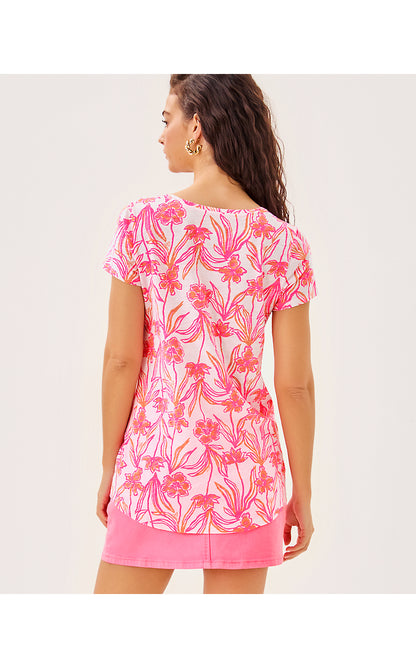 ETTA SCOOP-NECK, RESORT WHITE LOVELY LONG STEMS