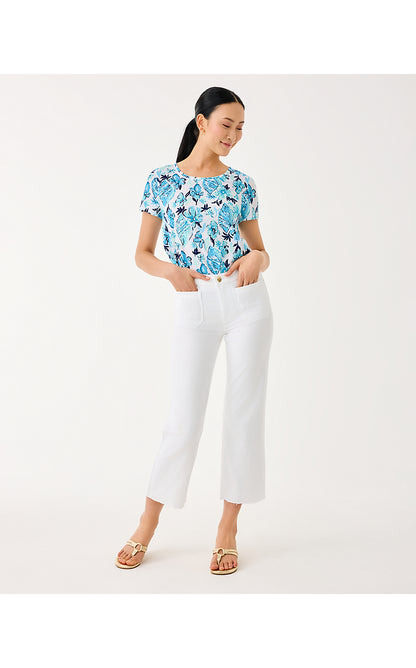 ETTA SCOOP-NECK, RESORT WHITE SEASHELL SPLENDOR