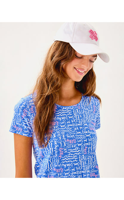 ETTA SCOOP-NECK, SUNWASHED BLUE SEACRETS