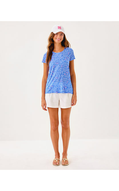 ETTA SCOOP-NECK, SUNWASHED BLUE SEACRETS