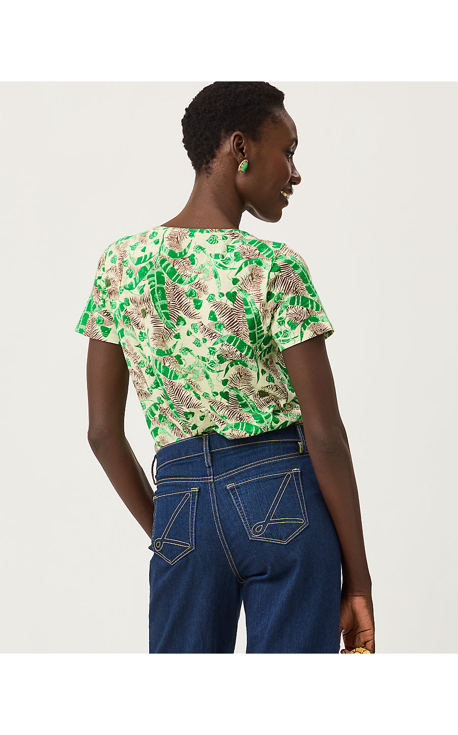 ETTA SCOOP-NECK, VANILLA SPICE HIDE AND LEAF