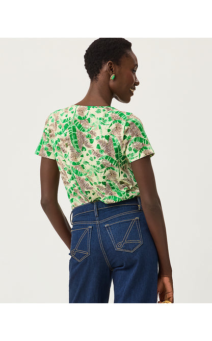 ETTA SCOOP-NECK, VANILLA SPICE HIDE AND LEAF