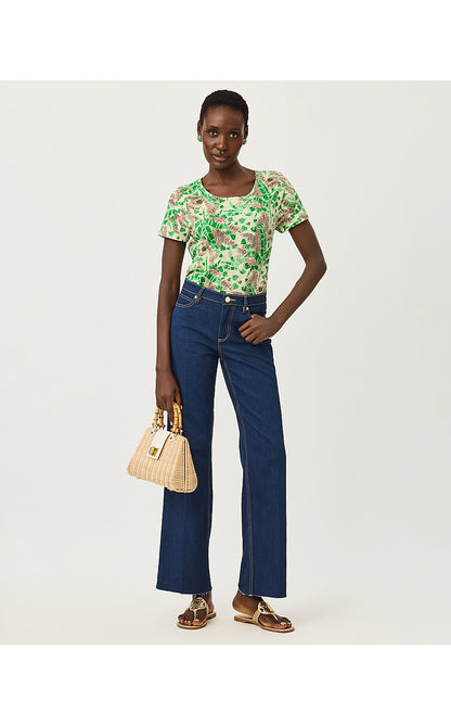 ETTA SCOOP-NECK, VANILLA SPICE HIDE AND LEAF