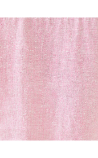 SEA VIEW BUTTON DOWN, CONCH SHELL PINK X RESORT WHITE