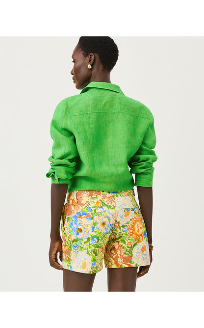 SEA VIEW BUTTON DOWN, IVY GREEN X CHATEAU GREEN