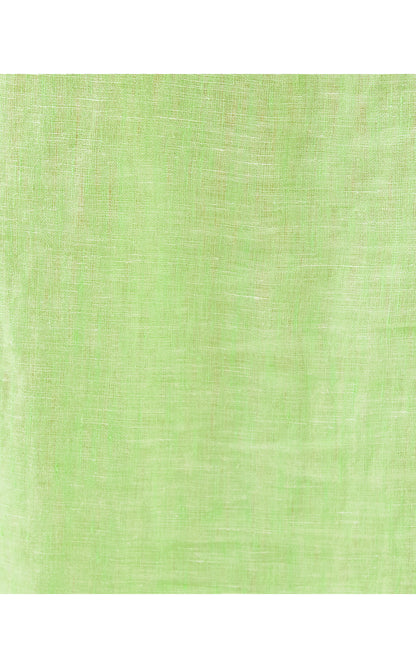 SEA VIEW BUTTON DOWN, JADE LIME X RESORT WHITE