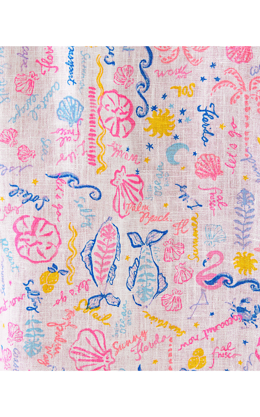 SEA VIEW BUTTON DOWN, MULTI SUMMER SERENADE