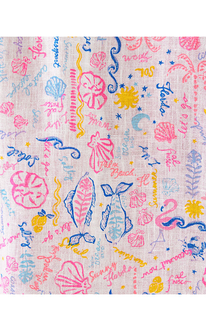 SEA VIEW BUTTON DOWN, MULTI SUMMER SERENADE