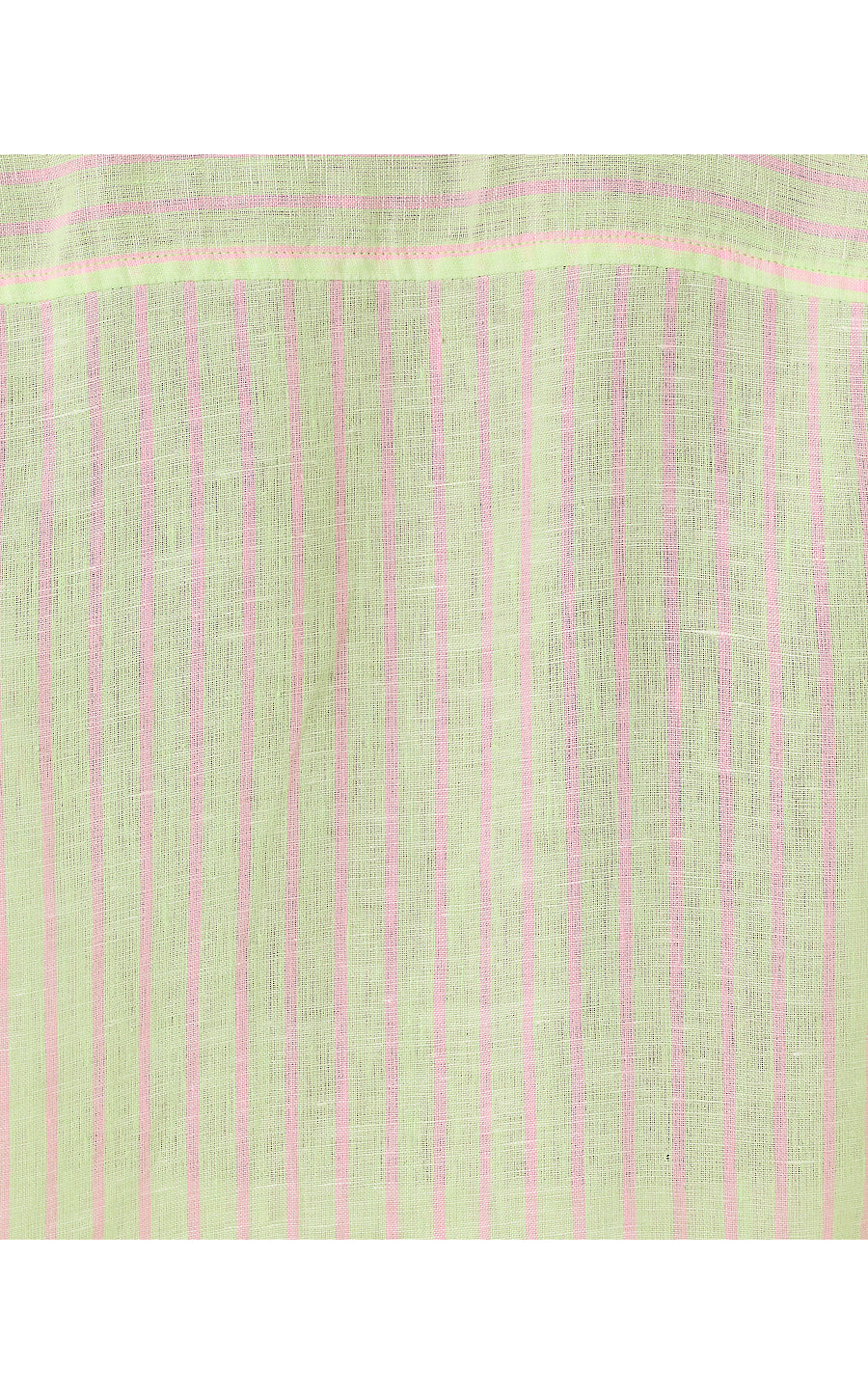 SEA VIEW BUTTON DOWN, PISTACHIO MACARON X CONCH SHELL PINK SAINT TROPEZ STRIPE