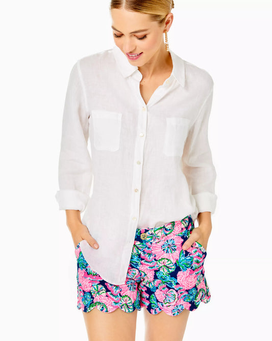 SEA VIEW BUTTON DOWN, RESORT WHITE