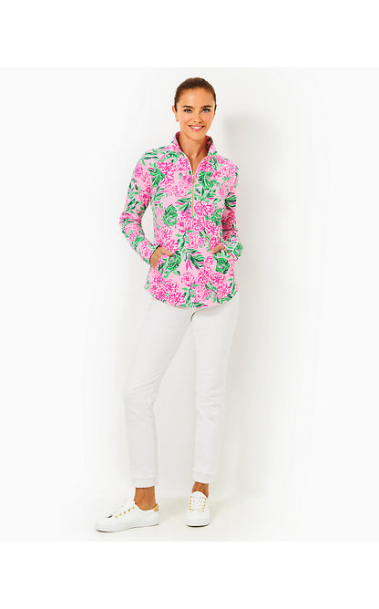 UPF 50+ SKIPPER POPOVER, CONCH SHELL PINK KOALA LA LA