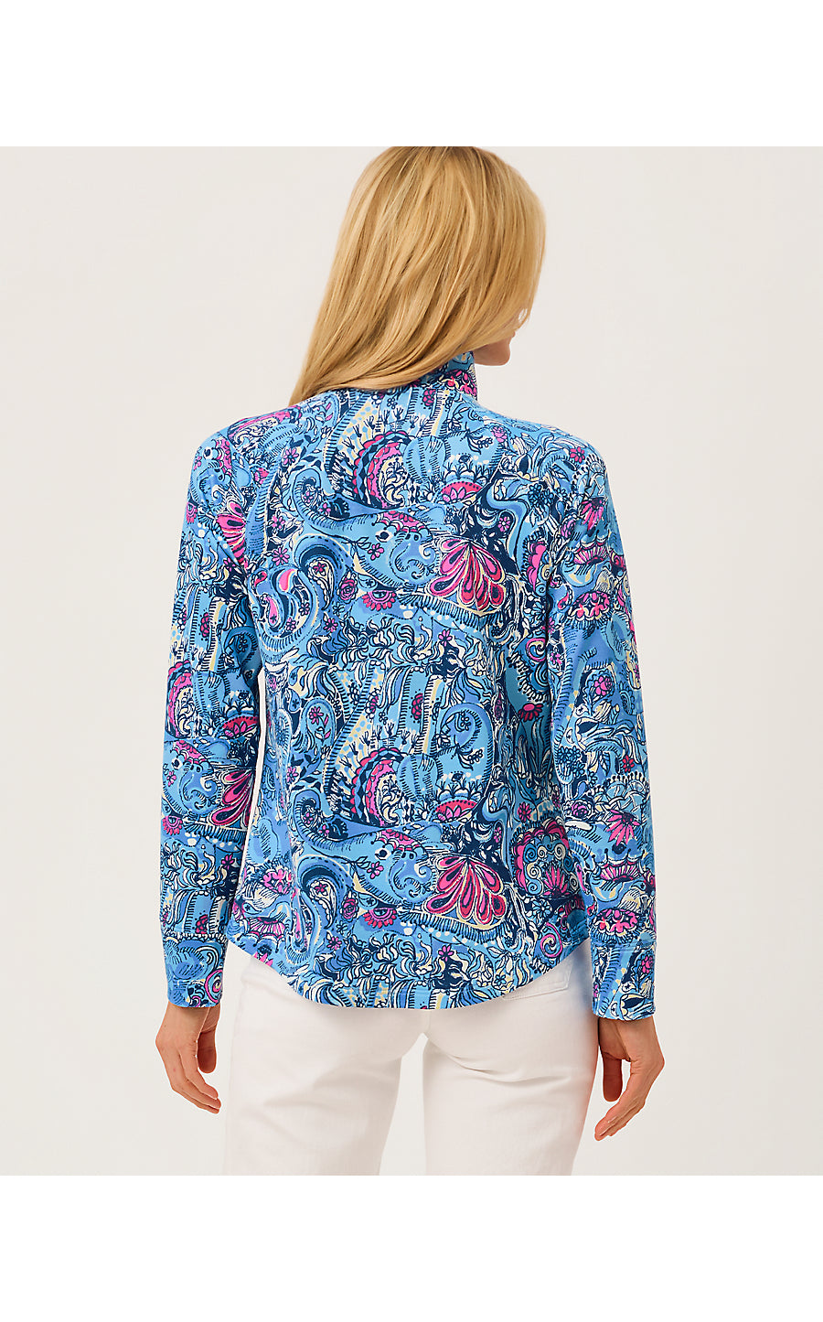 UPF 50+ SKIPPER POPOVER, MULTI PAISLEY PARADE