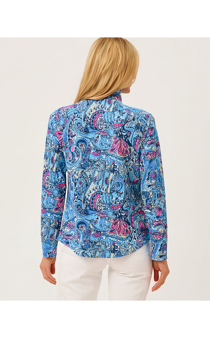 UPF 50+ SKIPPER POPOVER, MULTI PAISLEY PARADE
