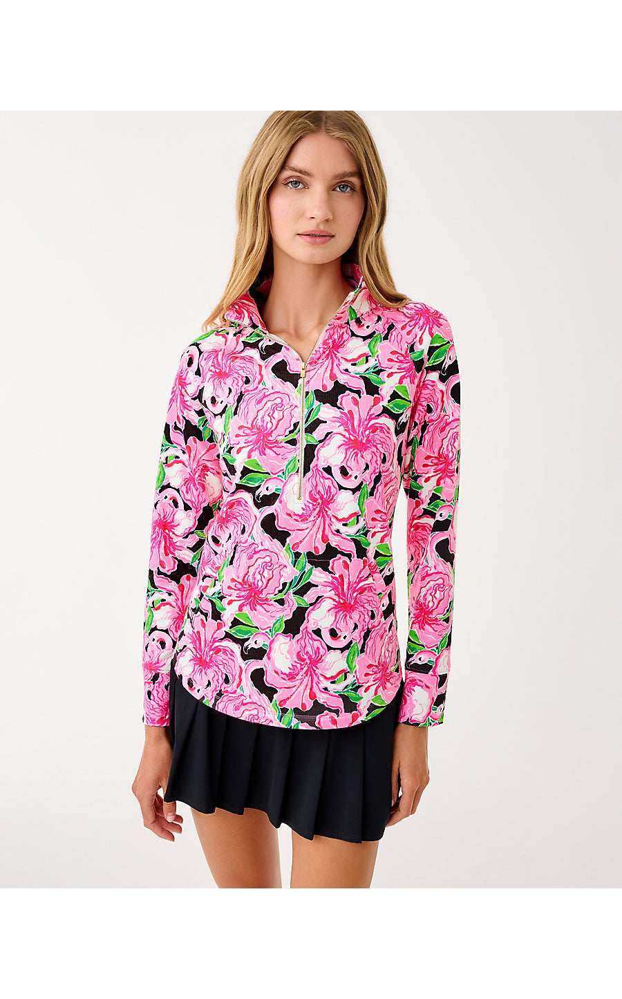 UPF 50+ SKIPPER POPOVER, ONYX PARTY ALL THE TIME LUXLETIC