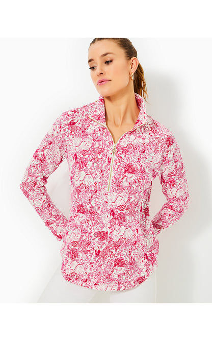 UPF 50+ SKIPPER POPOVER, RASPBERRY ROUGE ANIMAL MAGNETISM