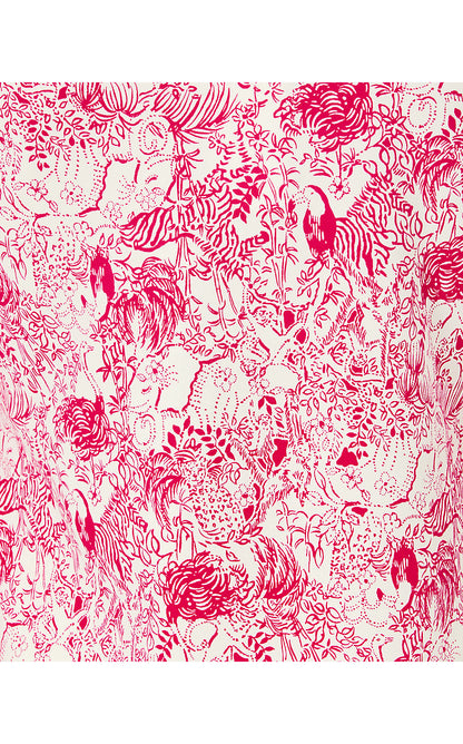 UPF 50+ SKIPPER POPOVER, RASPBERRY ROUGE ANIMAL MAGNETISM