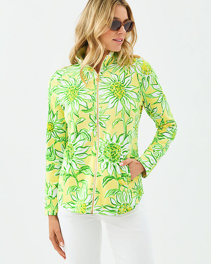 LEONA UPF 50+ ZIP-UP, Limoncello Sunbelievable