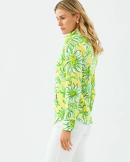 LEONA UPF 50+ ZIP-UP, Limoncello Sunbelievable