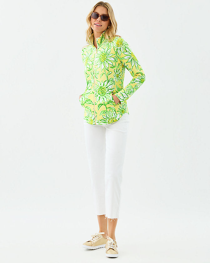 LEONA UPF 50+ ZIP-UP, Limoncello Sunbelievable