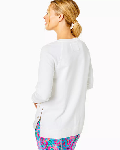 BEACH COMBER PULLOVER, RESORT WHITE