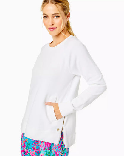 BEACH COMBER PULLOVER, RESORT WHITE