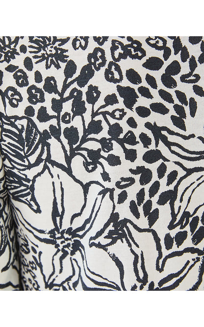 CATH 3/4 SLEEVE DRESS, ONYX LOTS TO SPOT