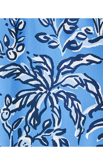 SERALINA UPF 50+ MAXI, SUNWASHED BLUE TALL TALES ENGINEERED CHILLYLILLY