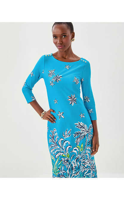 SERALINA UPF 50+ MAXI, TANGIER TEAL SAFARI SOCIAL ENGINEERED CHILLYLILLY