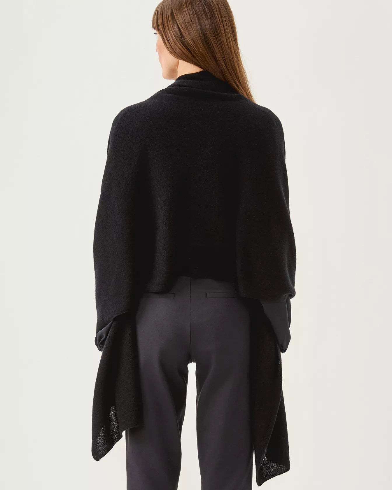 LANELLE CASHMERE WRAP, BLACK