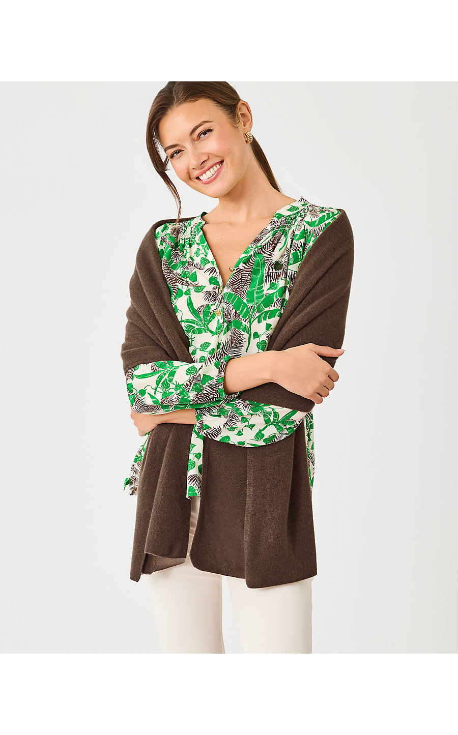 LANELLE CASHMERE WRAP, COCO BEACH
