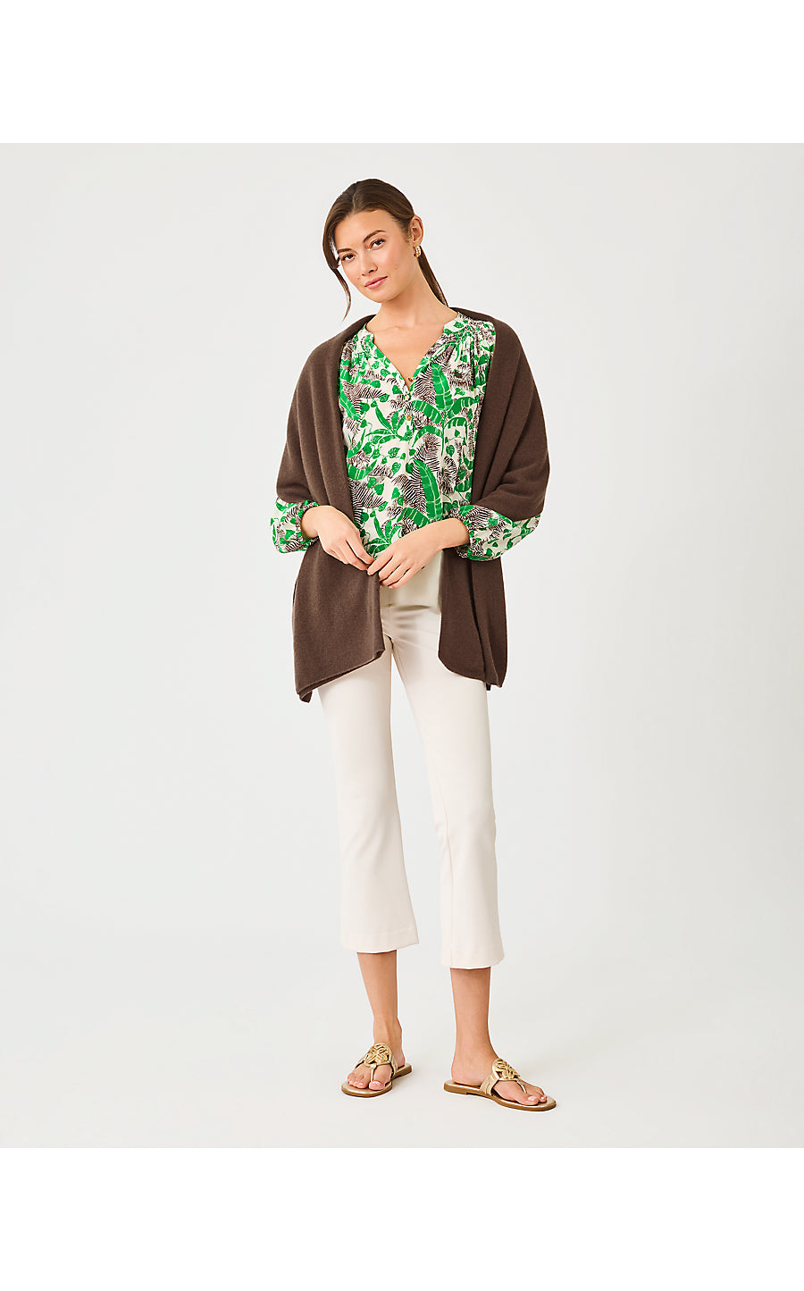 LANELLE CASHMERE WRAP, COCO BEACH