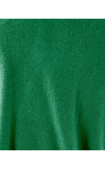 LANELLE CASHMERE WRAP, HEATHERED FIDDLE LEAF GREEN