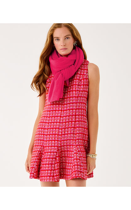 LANELLE CASHMERE WRAP, RASPBERRY ROUGE