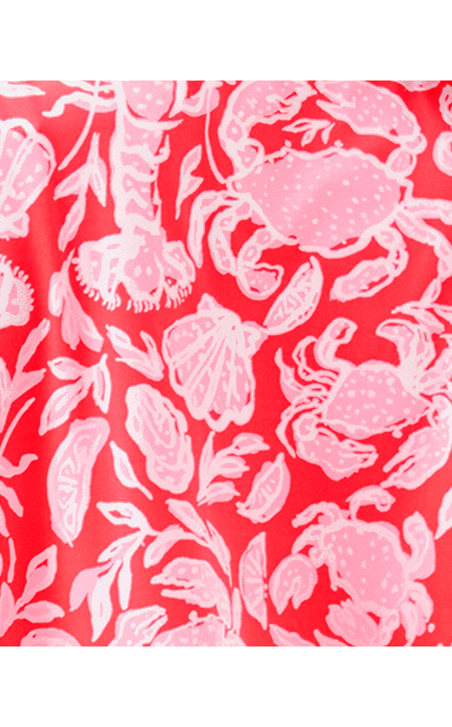 TALLI V-NECK COVERUP, CANE CORAL CRAB COLLAB