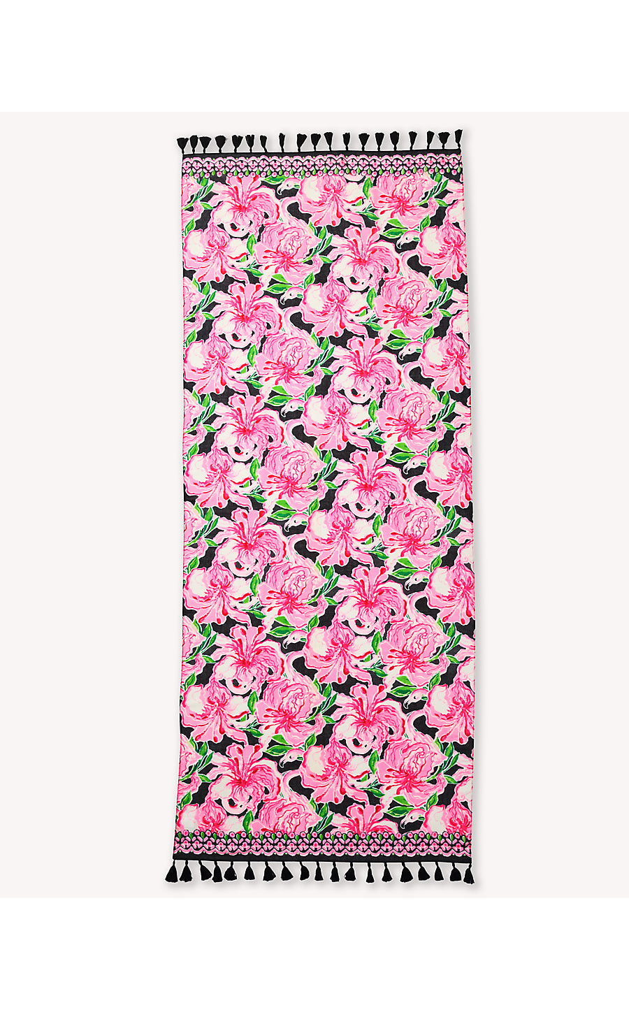 RESORT SCARF, ONYX PARTY ALL THE TIME ENGINEERED SCARF