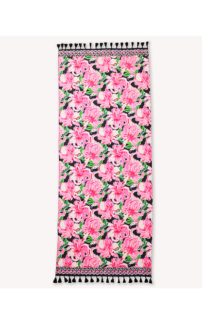 RESORT SCARF, ONYX PARTY ALL THE TIME ENGINEERED SCARF