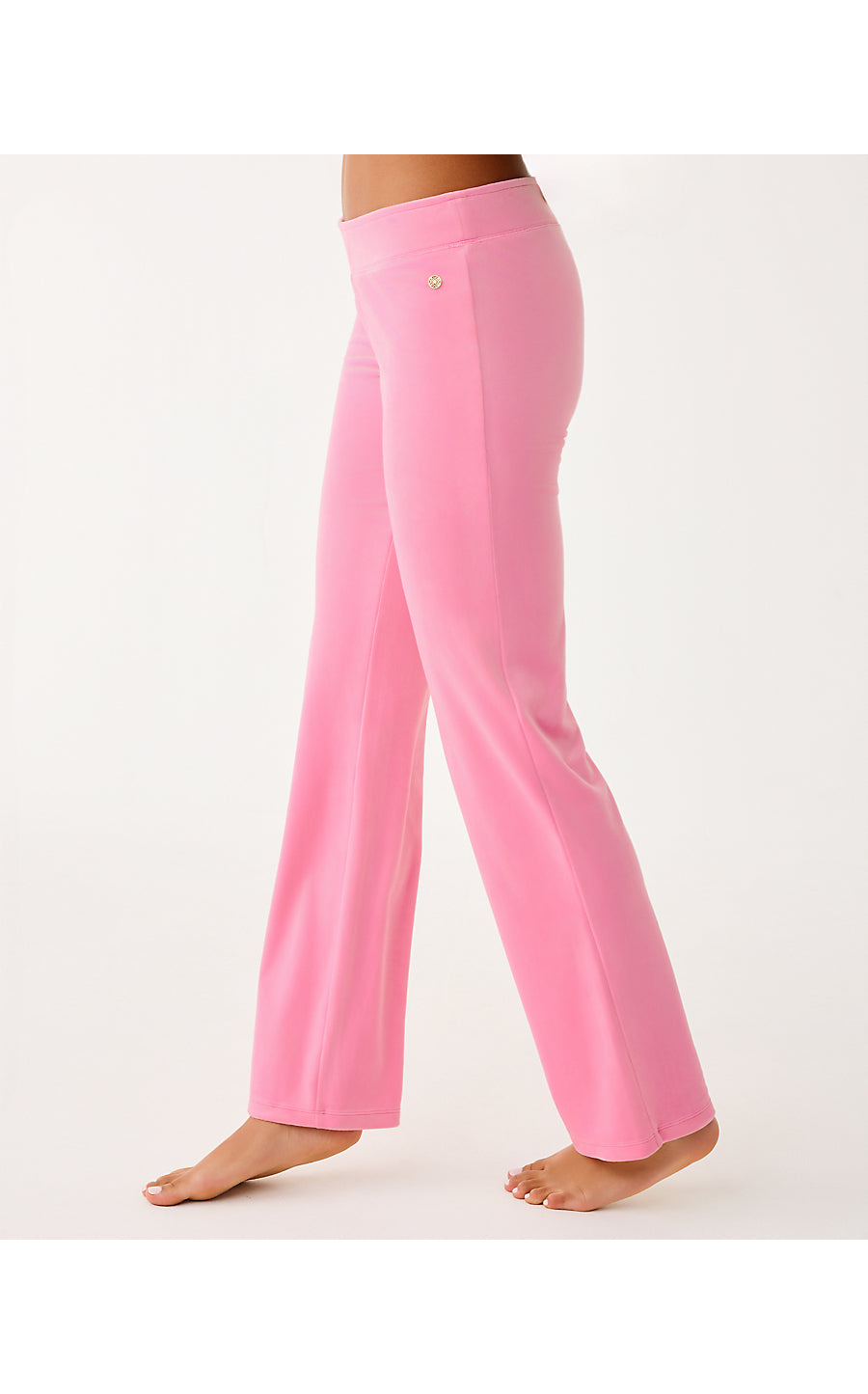 DORSEY VELOUR PANT, CONFETTI PINK