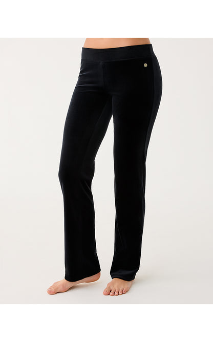DORSEY VELOUR PANT, NOIR