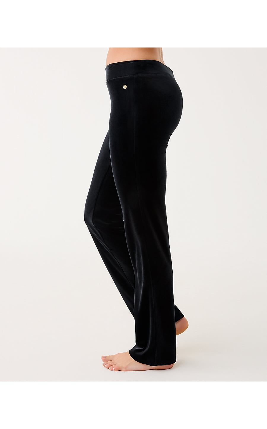 DORSEY VELOUR PANT, NOIR