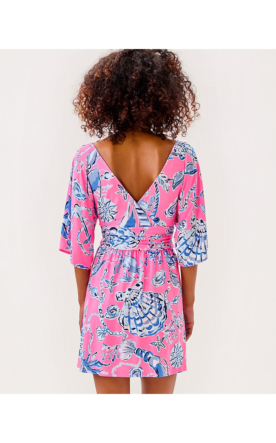 PARIGI KNIT SKORT ROMPER, ROUSSEAU PINK OVERSIZED BAREFOOT BEACHCOMBERS