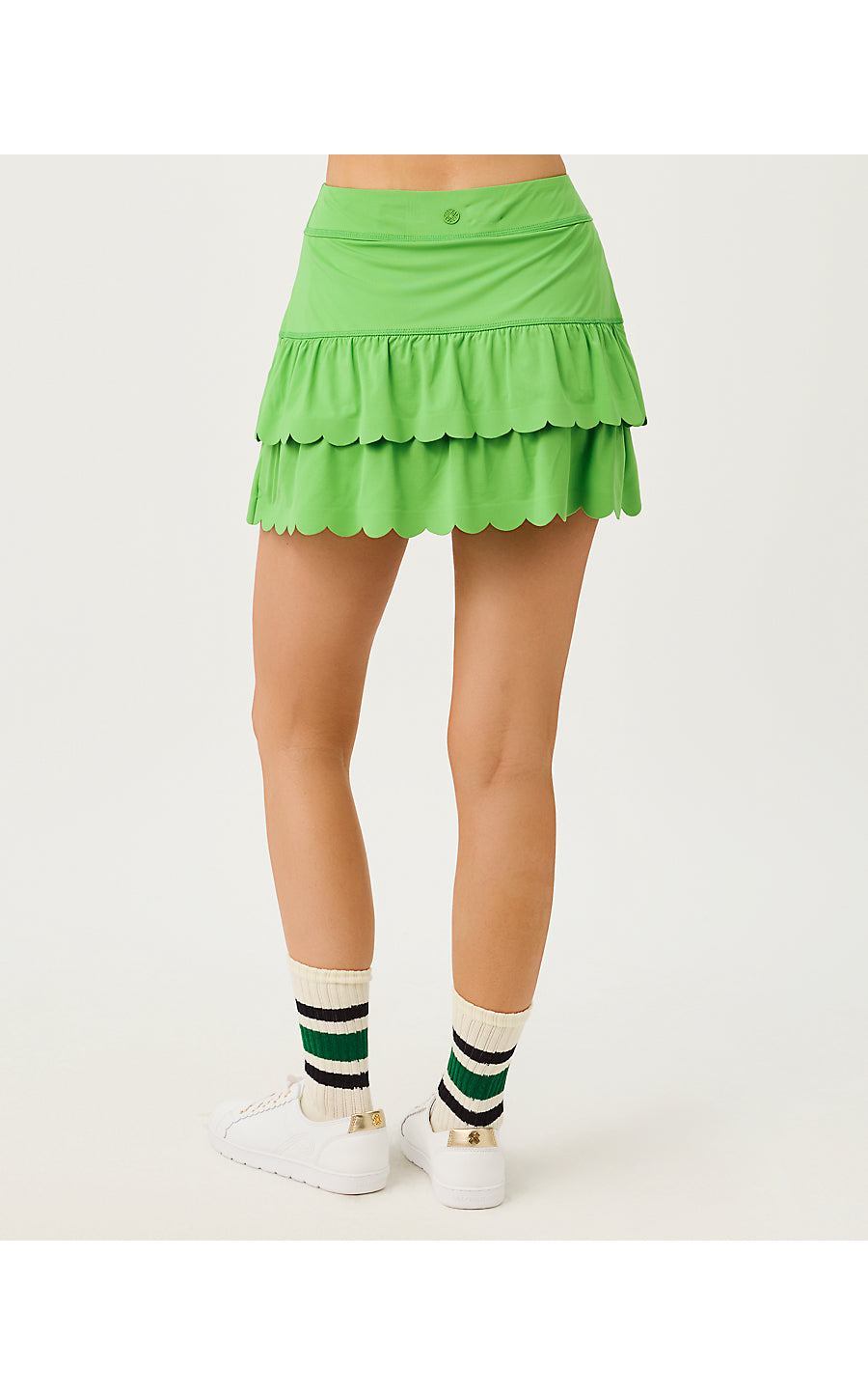 MIESHA SCALLOP SKORT UPF 50+, CHATEAU GREEN