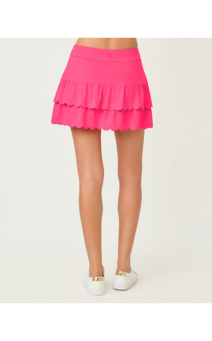 MIESHA SCALLOP SKORT UPF 50+, LIPSTICK PINK
