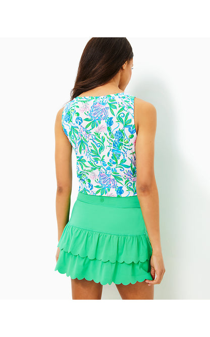 MIESHA SCALLOP SKORT UPF 50+, SPEARMINT
