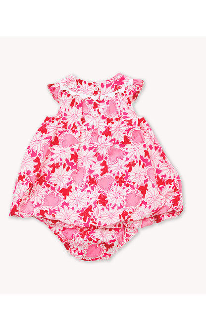 BABY PALOMA BUBBLE DRESS, COCONUT DEAR HEART