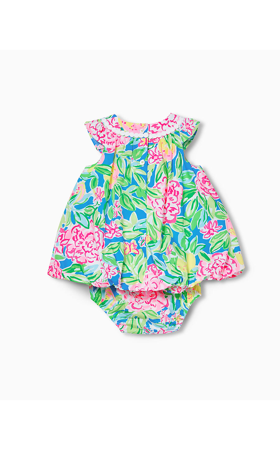 BABY PALOMA BUBBLE DRESS, MULTI GROVE GARDEN