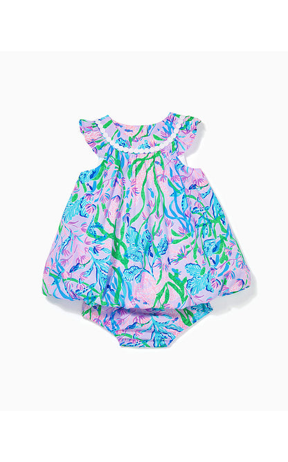 BABY PALOMA BUBBLE DRESS, MULTI SEACRET ESCAPE