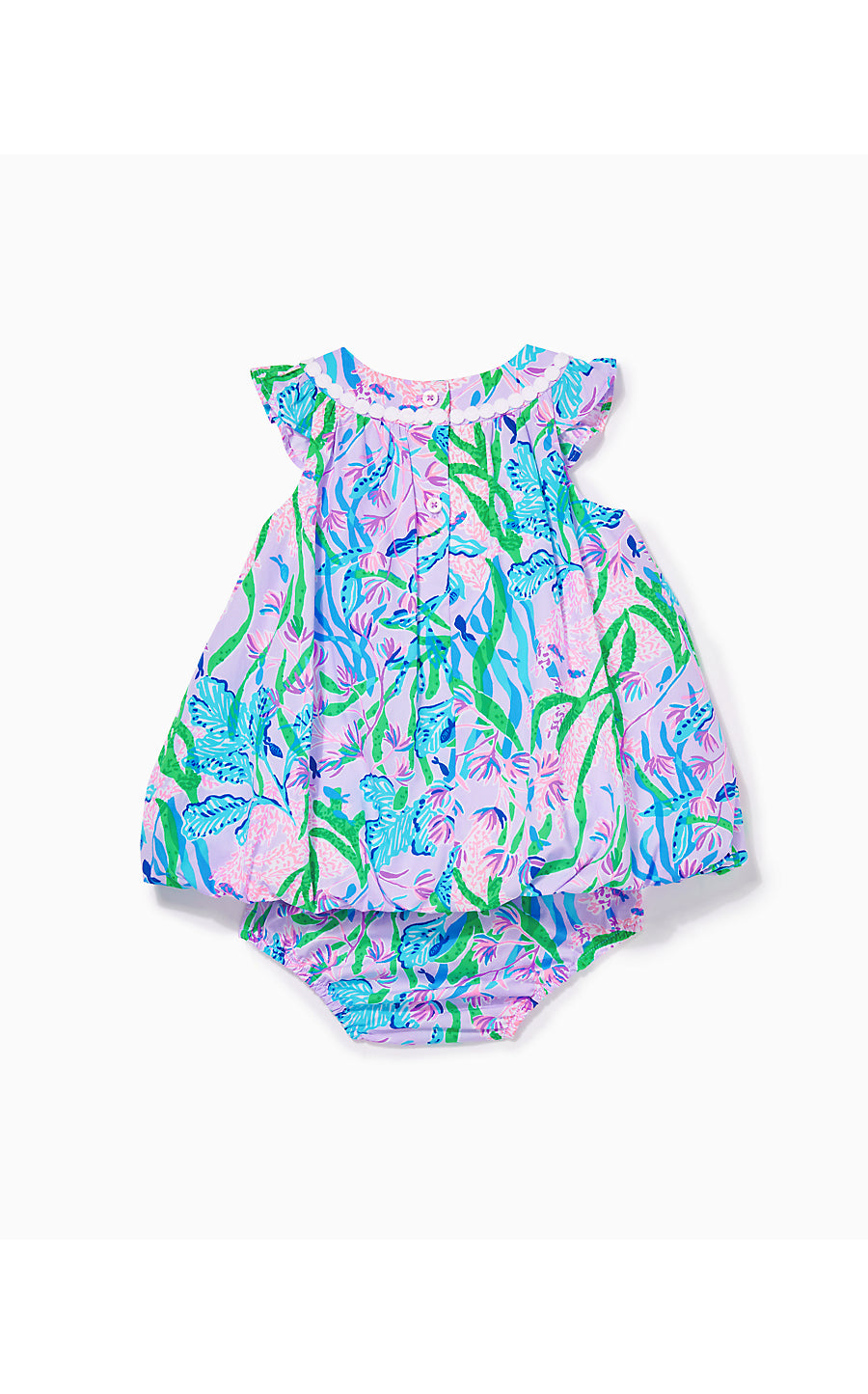 BABY PALOMA BUBBLE DRESS, MULTI SEACRET ESCAPE