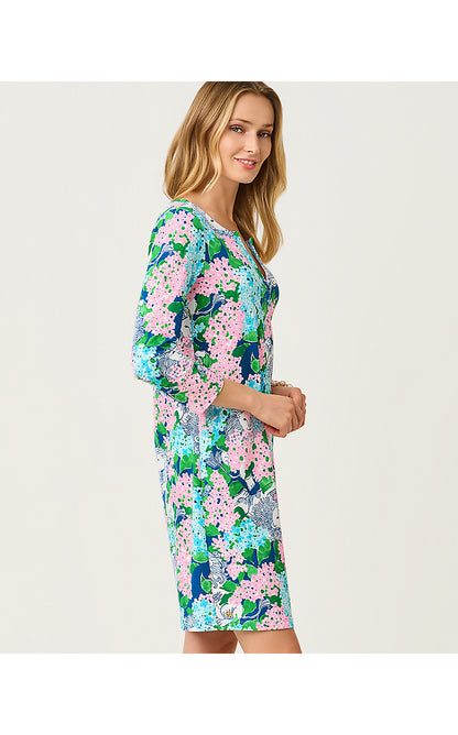 UPF 50+ NADINE DRESS, STARLIGHT NAVY LYDIA THE LION