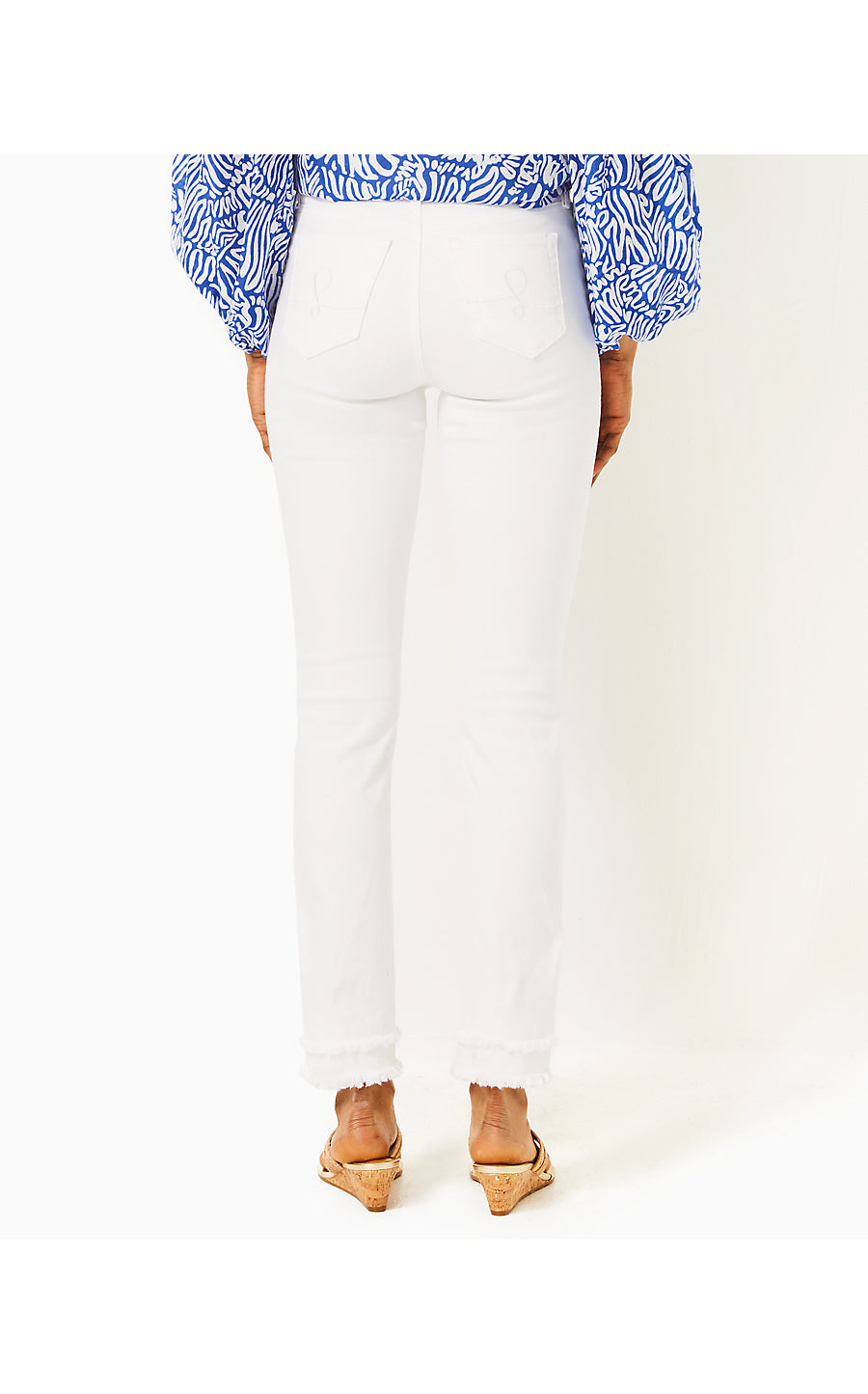 SOUTH OCEAN HIGH RISE STRETCH SKINNY JEAN, RESORT WHITE